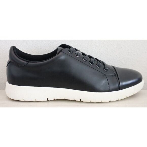 Stacy Adams 25294-001 Men's Sz 9.5M Black Leather Hawkins Cap Toe Sneakers - Picture 5 of 11